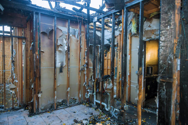 Professional Soot Cleanup technician working in Reisterstown, MD